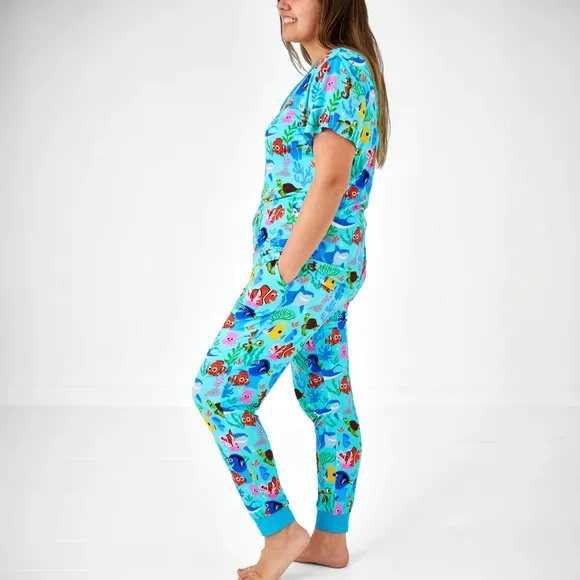 New Little Sleepies Disney Nemo's Reef Women's Pajama Pants Large