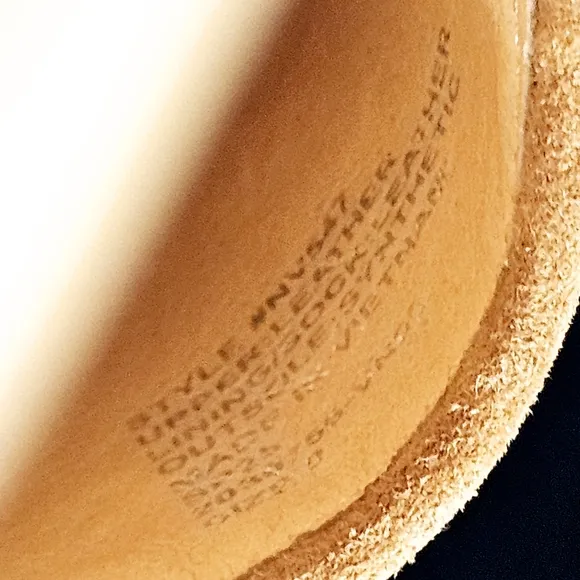 New! Madewell The Greta Ballet Flat Woven Leather Suede Mule in Warm Hickory 9