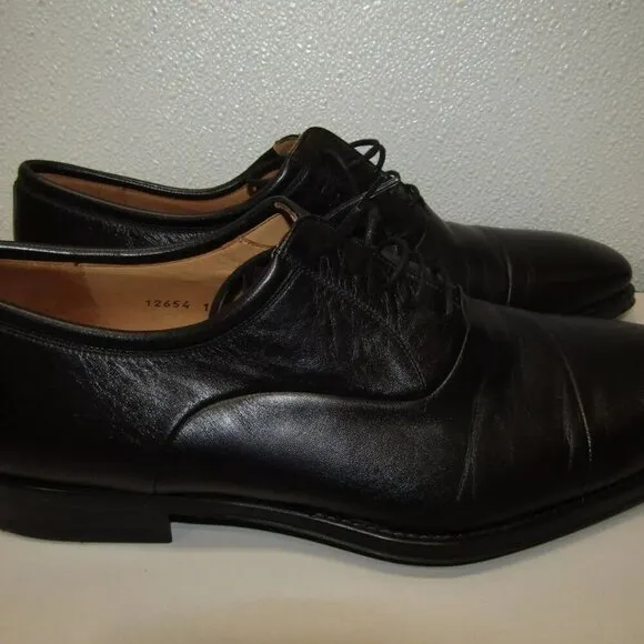 NEW Magnanni Men's  Federico Cap Toe Oxford Black Size 14D
