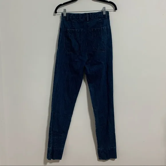 New Maria Stanley high rise straight leg minimalist style jeans Size 0
