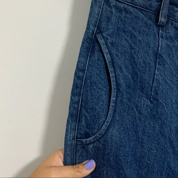 New Maria Stanley high rise straight leg minimalist style jeans Size 0