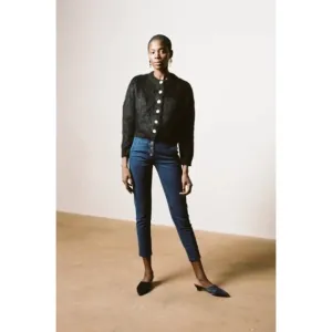 New Maria Stanley high rise straight leg minimalist style jeans Size 0