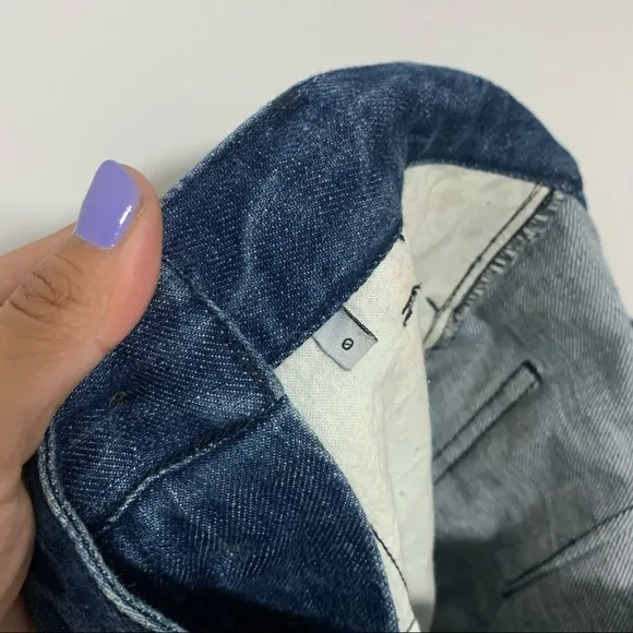 New Maria Stanley high rise straight leg minimalist style jeans Size 0