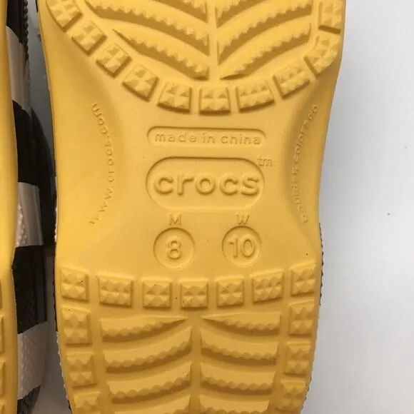 NEW McDonald's x Crocs Hamburgler Classic Clogs M8 - W10  Jibbitz 208472-90H