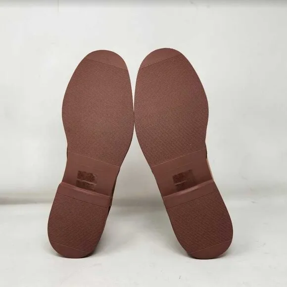 New men's 9 J Crew saddle shoes in leather and English suede oxfords Camel Tan