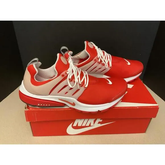 New! Mens Nike Air Presto Comet Red Running Shoes. Size L 11- 12. Awesome Shoes!
