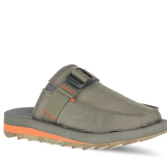 new Merrell Alpine Clogs Slip On Olive Green Neoprene Women's  253