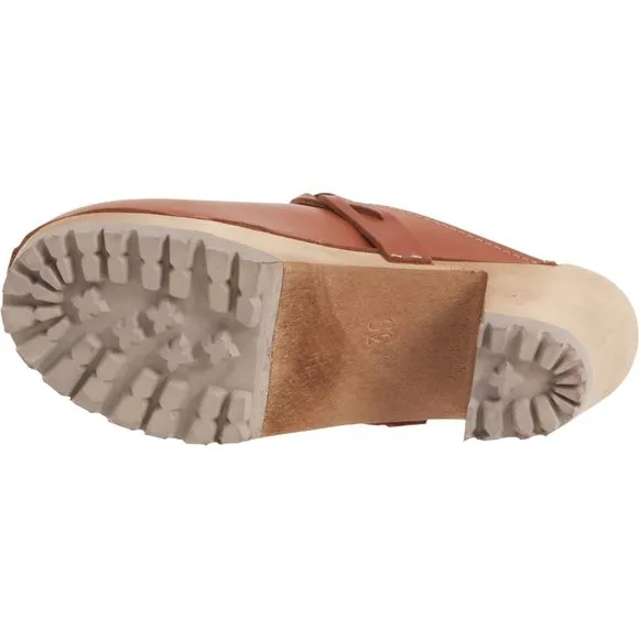 NEW MIA Made in Europe Elsa Swedish Clogs  Italian Leather,Open Back Women 367sn