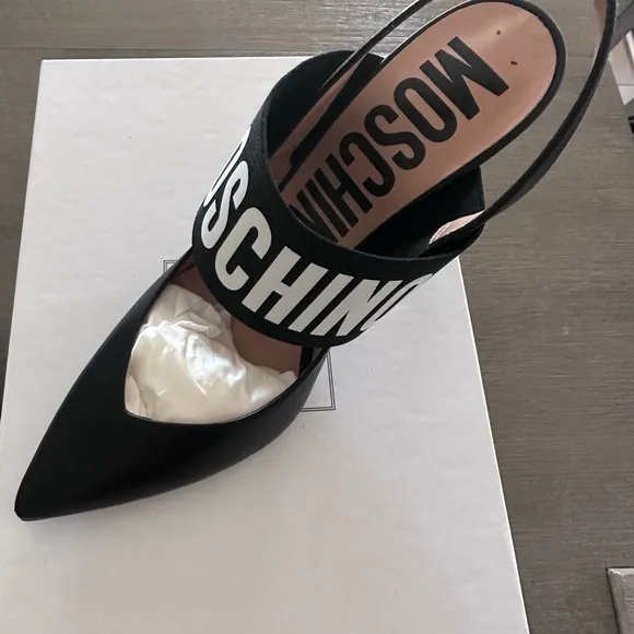 New Moschino Slingback Heels
