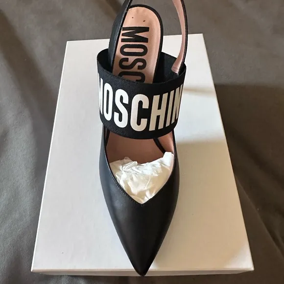New Moschino Slingback Heels