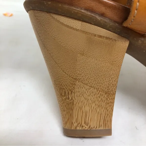 New Naya Alpine Bamboo Heel Slingback cutout Heels