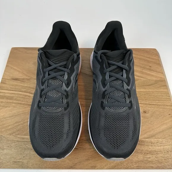 New NIB Mens Saucony Ride 14 Black Athletic Road Running Shoes Sneaker Size 12 M