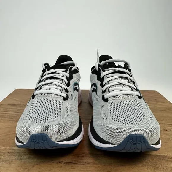 New NIB Mens Saucony Ride 14 Gray Athletic Road Running Shoes Sneaker Sz 8.5 M