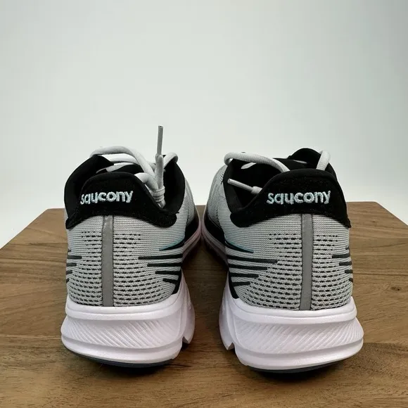 New NIB Mens Saucony Ride 14 Gray Athletic Road Running Shoes Sneaker Sz 8.5 M
