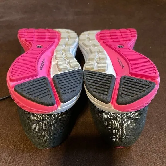 New Nike Air Zoom Structure  17 Running Shoes Black Pink Womens 7.5 US 38.5 EUR