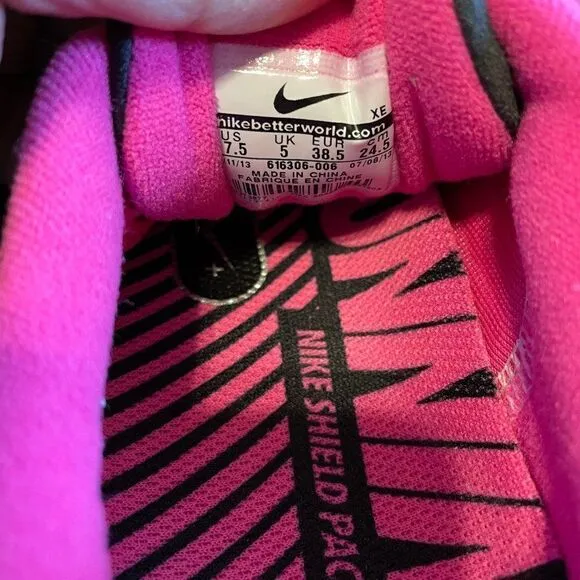 New Nike Air Zoom Structure  17 Running Shoes Black Pink Womens 7.5 US 38.5 EUR