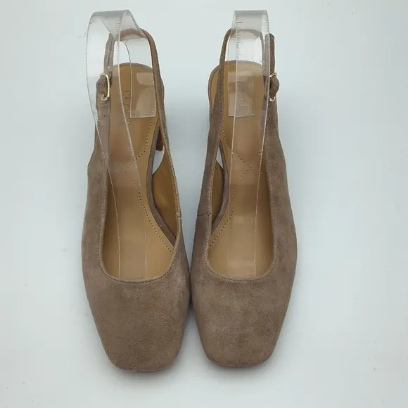 NEW NYDJ Faelynn Slingback Heels in  Suede. $139