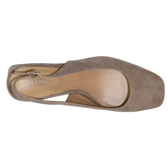 NEW NYDJ Faelynn Slingback Heels in  Suede. $139