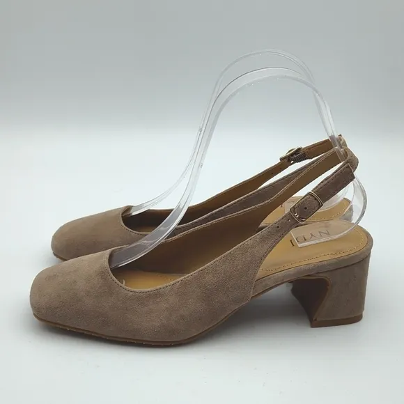 NEW NYDJ Faelynn Slingback Heels in  Suede. $139