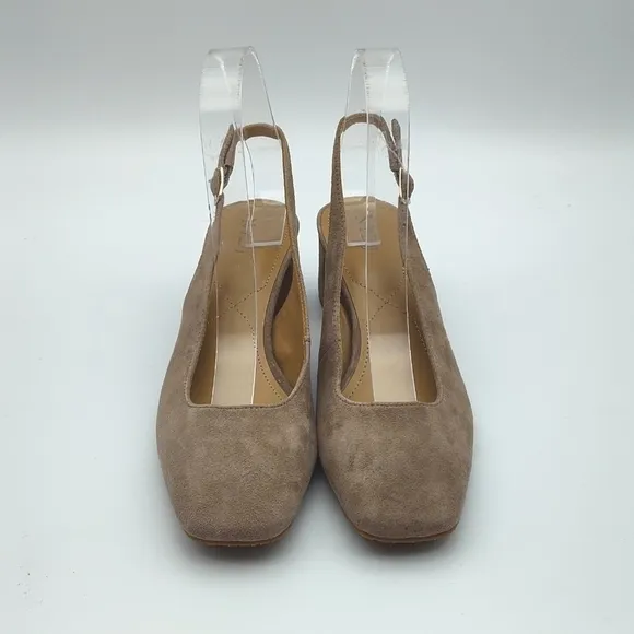 NEW NYDJ Faelynn Slingback Heels in  Suede. $139