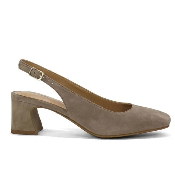 NEW NYDJ Faelynn Slingback Heels in  Suede. $139