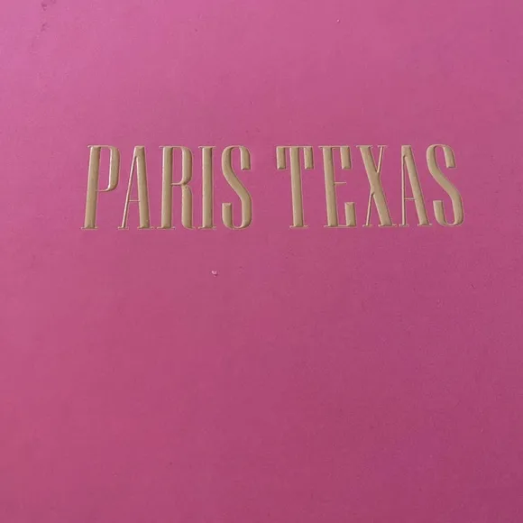 New! Paris Texas 4in Peach Mules