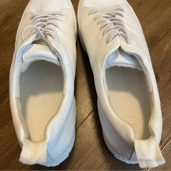 NEW! Paul Green Men’s Classic White Slip On Leather Soft Trainer Sneaker US 9.5