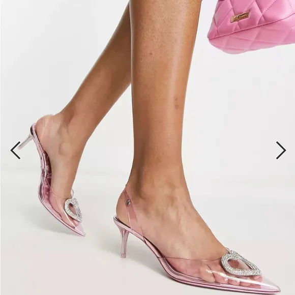 NEW Rare pink ALDO Barbie kitten heels sz 7.5