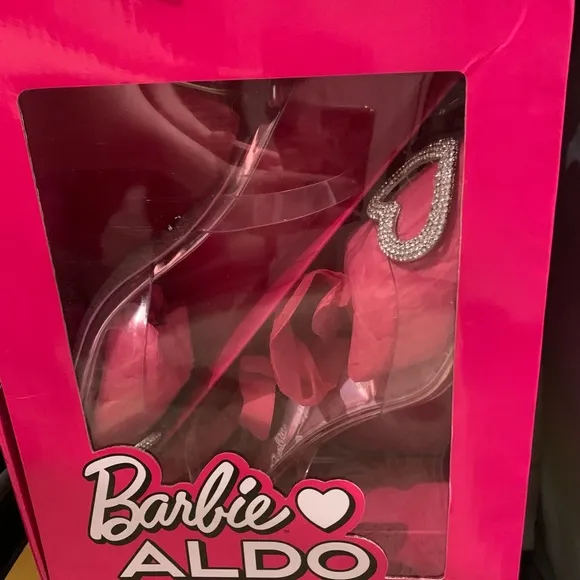 NEW Rare pink ALDO Barbie kitten heels sz 7.5