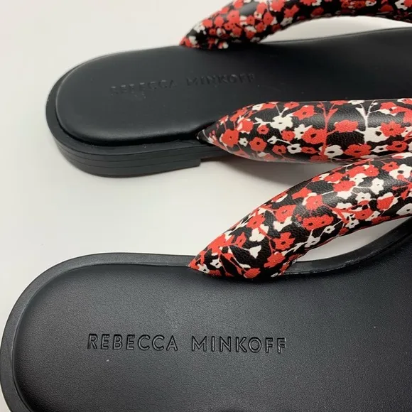 NEW! Rebecca Minkoff Senet Flip Flop in Red Floral