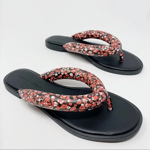 NEW! Rebecca Minkoff Senet Flip Flop in Red Floral
