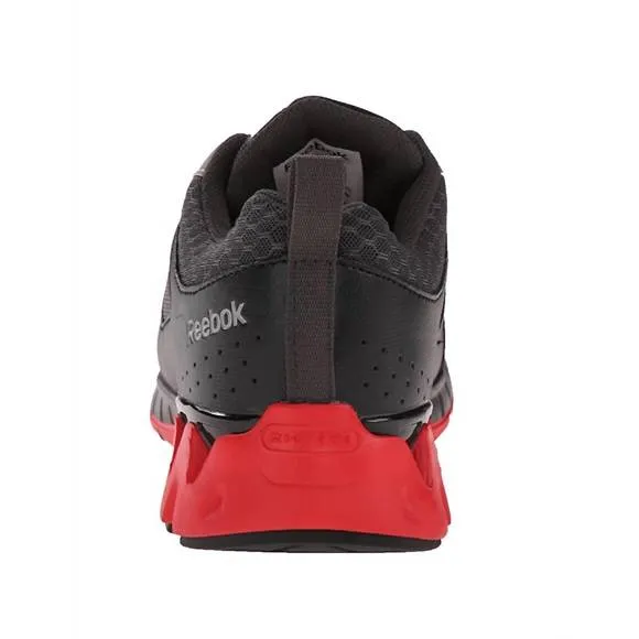 NEW REEBOK men's zigkick work shoe - wide in black/red