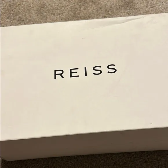NEW Reiss Satin Pin Heel Mules in Khaki