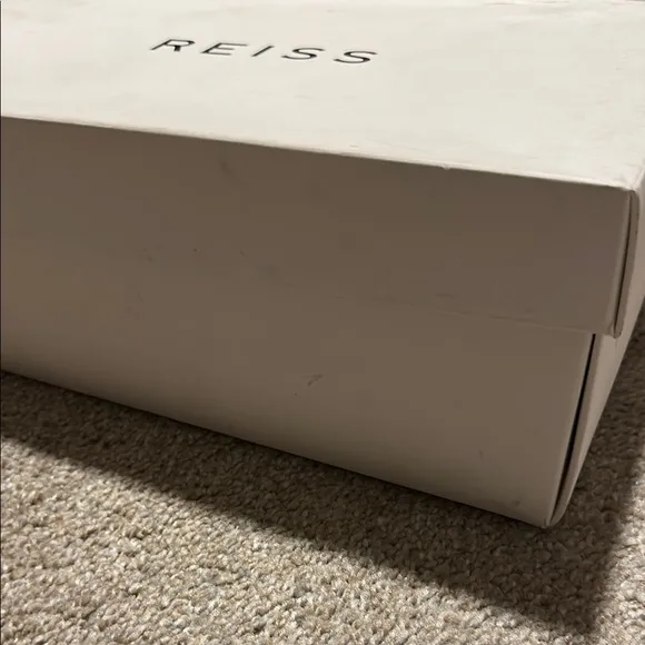 NEW Reiss Satin Pin Heel Mules in Khaki