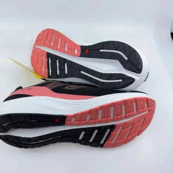 NEW Salomon Aero Blaze Road Running Shoes Black White Tea Rose Size 7 Womens