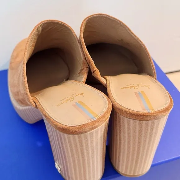 NEW Sam Edelman Shiloh Suede Clogs / Mules in Frontier Brown