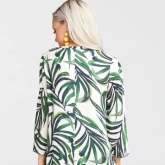 NEW Show me your mumu Karmyn kimono cape in Peruvian palm Size Medium