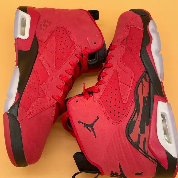 NEW Size 6Y Nike Air Jordan MVP Basketball Shoes Gym Red  / Black Boys