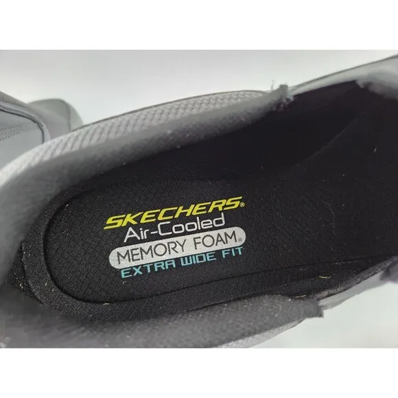 NEW SKECHERS Men's Equalizer 5.0 Slip-On Walking Sneaker Shoes Sz 14 Wide Fit