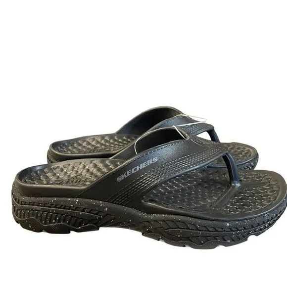 New Skechers Mens Foamies Creston Ultra Take a Break 3 Point Sandal Flip-flop Si