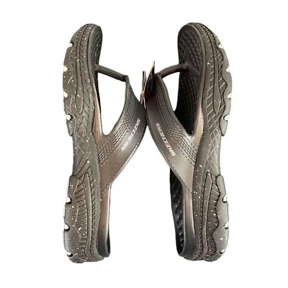 New Skechers Mens Foamies Creston Ultra Take a Break 3 Point Sandal Flip-flop Si