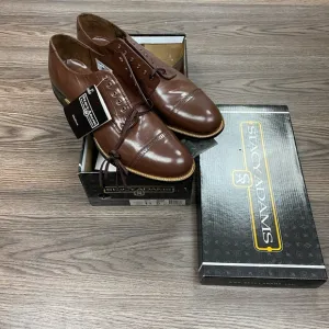 NEW Stacy Adams Madison Brown Oxfords 11 D