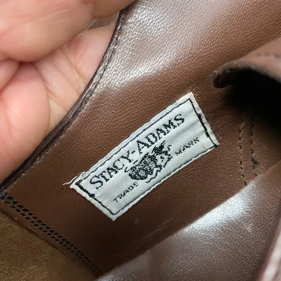NEW Stacy Adams Madison Brown Oxfords 11 D