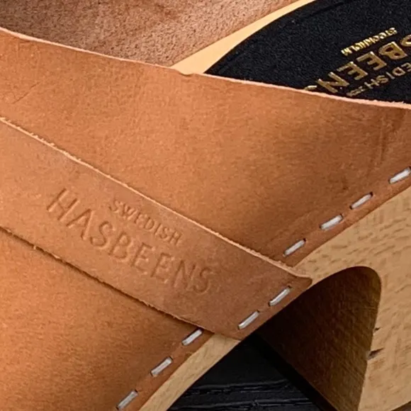 New Swedish Hasbeens Classic Clogs, 40/10