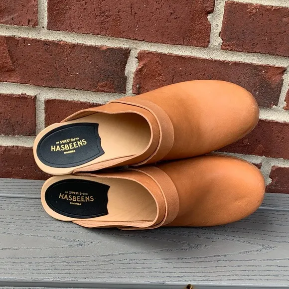 New Swedish Hasbeens Classic Clogs, 40/10