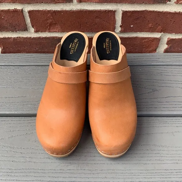 New Swedish Hasbeens Classic Clogs, 40/10