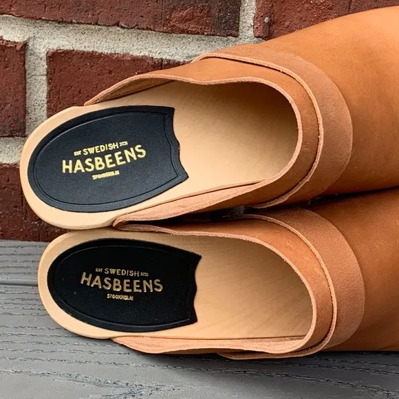 New Swedish Hasbeens Classic Clogs, 40/10