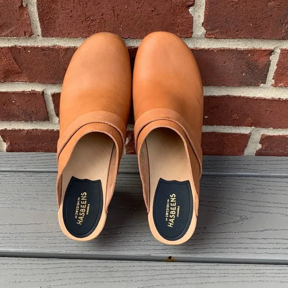 New Swedish Hasbeens Classic Clogs, 40/10