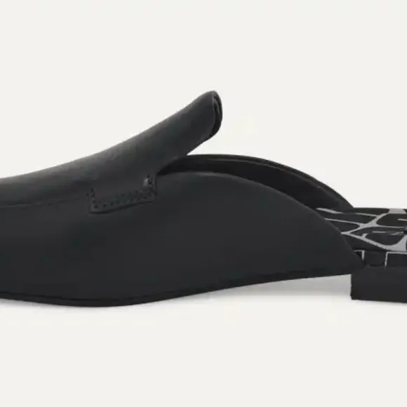 NEW UGG Leather Janaya Flat Mules black for women 563mn