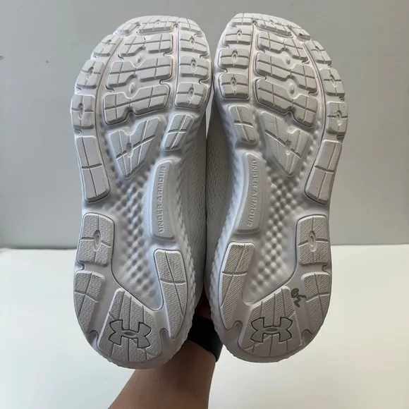 New Under Armour Charged Rogue 3 Running Shoes Lightweight White Womens Size 12